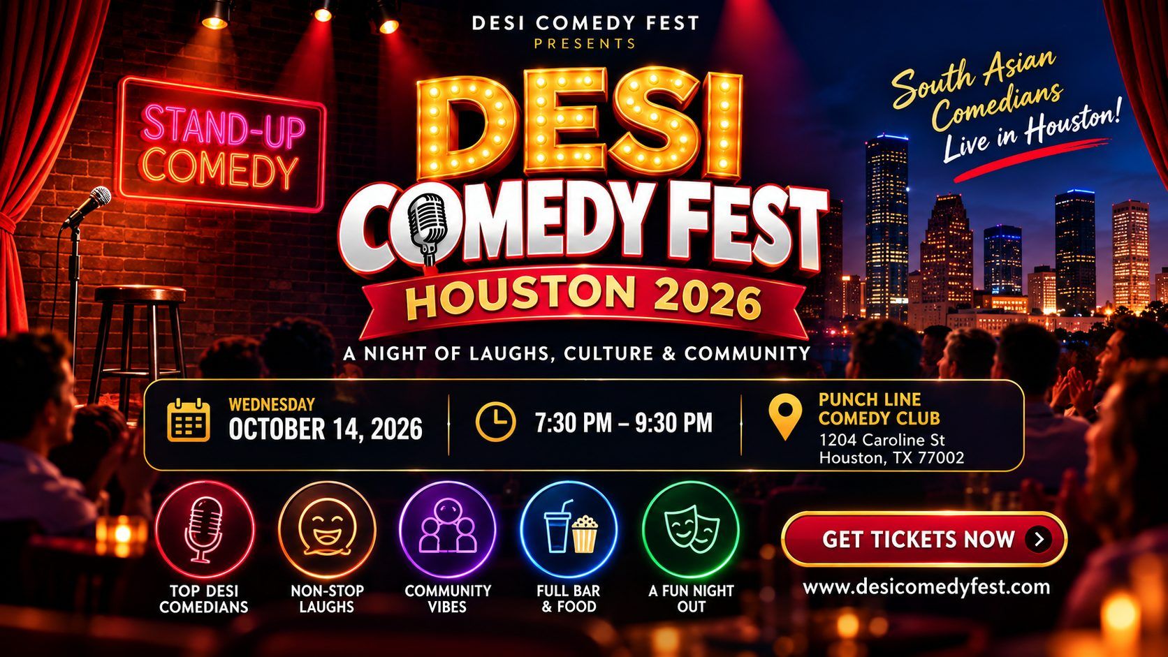Desi Comedy Fest Houston 2026