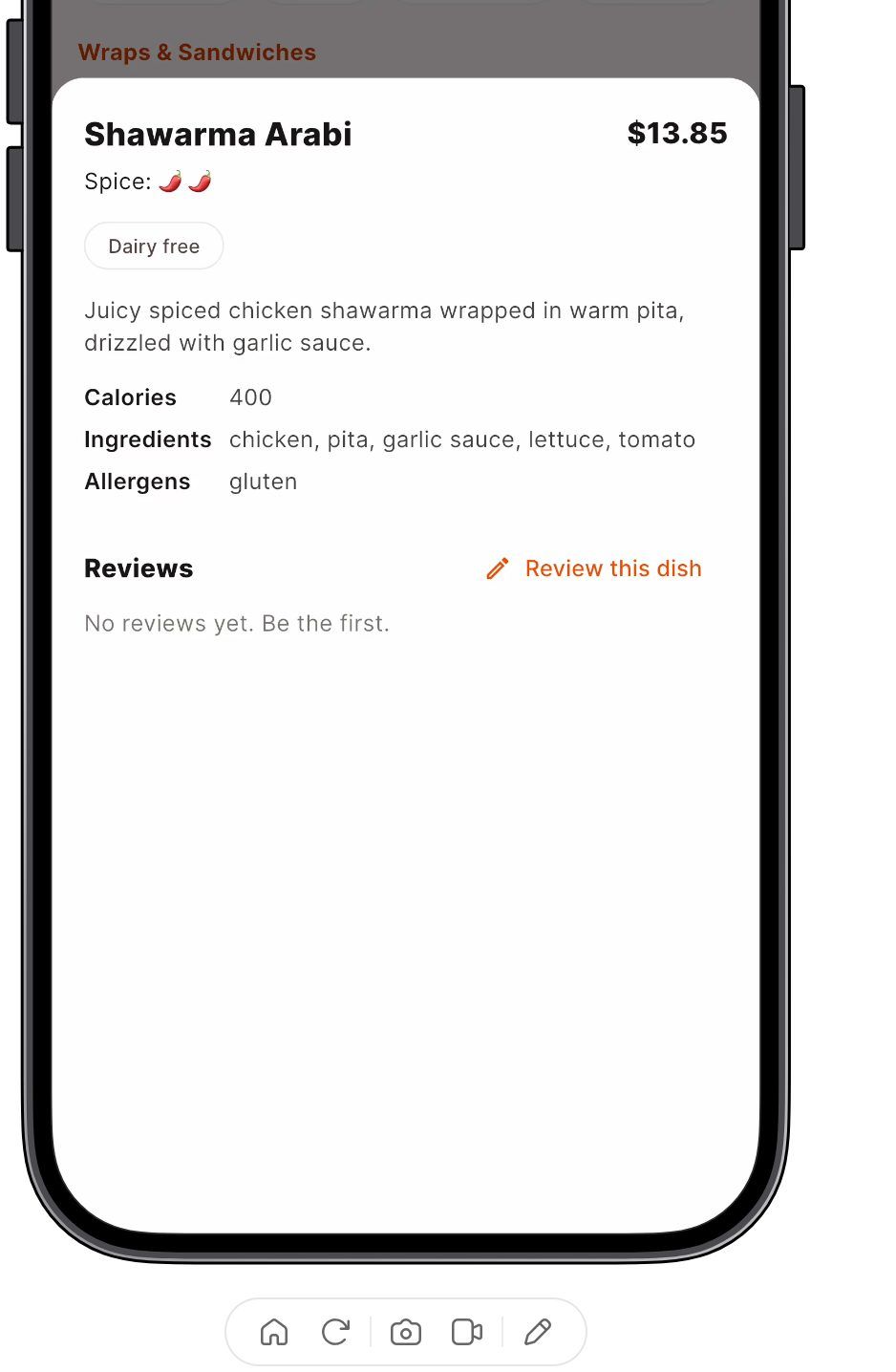 dish review